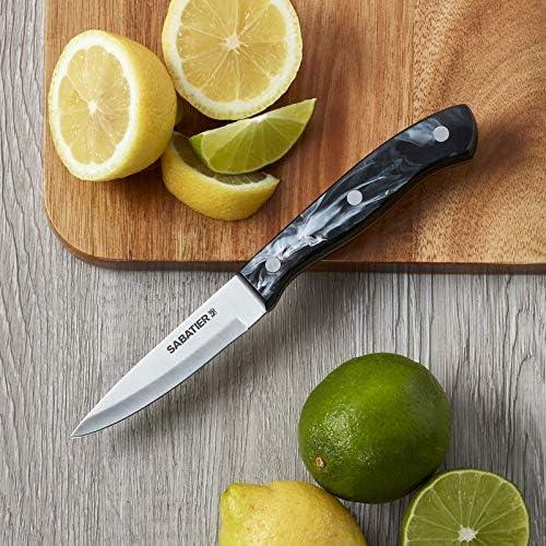 image:imageSabatier 5255854 Triple Rivet Knife Block Set 15Piece BlackBlack
