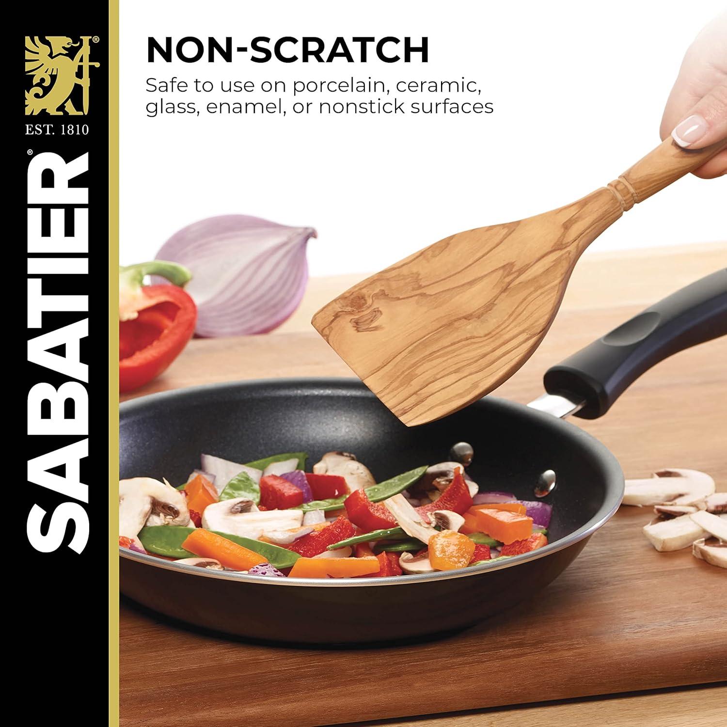 image:imageSabatier Olivewood AllPurpose Spoon Perfect for stirring mixing basting or serving 14Inch1396 x 330 x 083