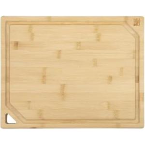 image:imageSabatier ExtraLarge Bamboo Cutting Board with Juice Trench amp Handles Reversible Kitchen Chopping Board for Meal Prep amp Serving Bread Board with Grooves for Charcuterie 12 x 1814L x 11W