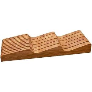 image:imageSabatier In Drawer Knife Organizer 11 Slots Bamboo Knife Block Kitchen Storage Holder for 11 Knives Kitchen Knife Organizer11 Slots