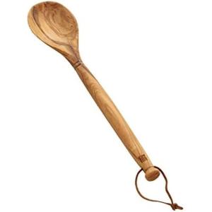 image:imageSabatier Olivewood AllPurpose Spoon Perfect for stirring mixing basting or serving 14Inch1376 x 272 x 083 inches